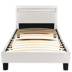 HOME DELUXE LED bed ASTRO Wit 90 x 200 cm
