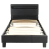HOME DELUXE LED bed ASTRO zwart 90 x 200 cm