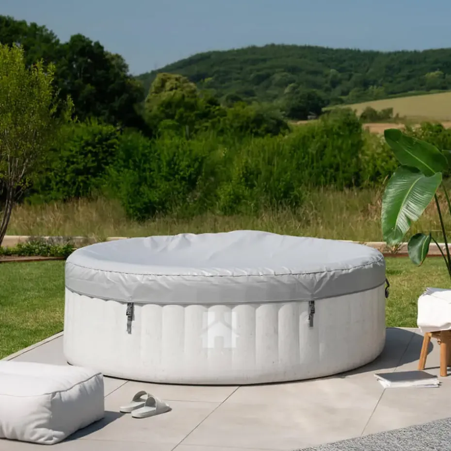 HOME DELUXE Opblaasbare Whirlpool Splash Beton 4 st.