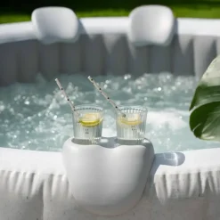 HOME DELUXE Opblaasbare Whirlpool Splash Grijs 4 st.