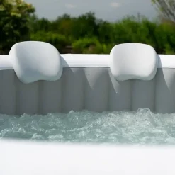 HOME DELUXE Opblaasbare Whirlpool Splash Grijs 4 st.