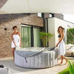 HOME DELUXE Opblaasbare Whirlpool Splash Beige 4 st.