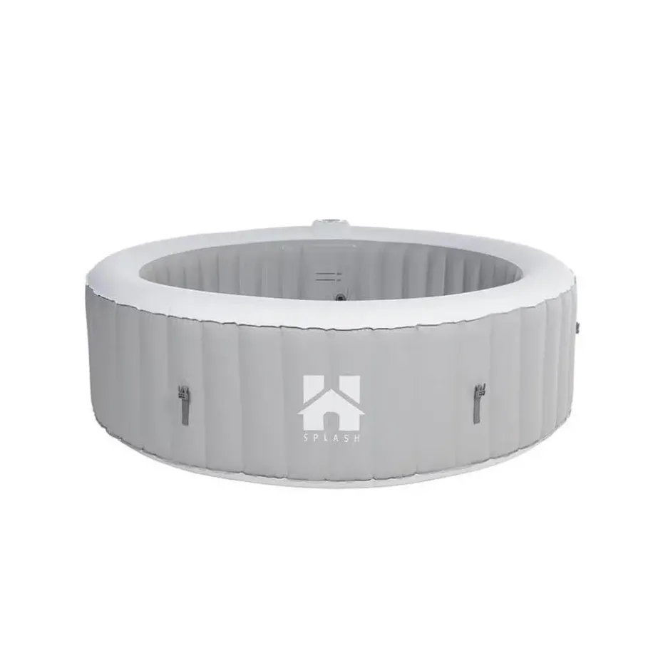 HOME DELUXE Opblaasbare whirlpool SPLASH Grijs