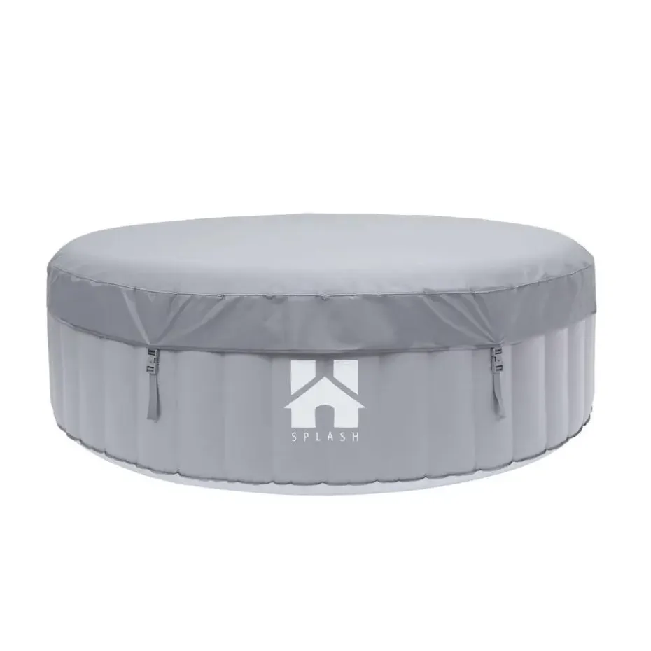 HOME DELUXE Opblaasbare whirlpool SPLASH Grijs