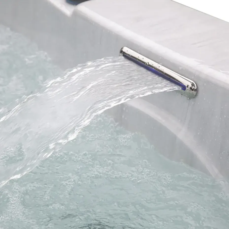 HOME DELUXE Outdoor Whirlpool WHITE MARBLE PURE