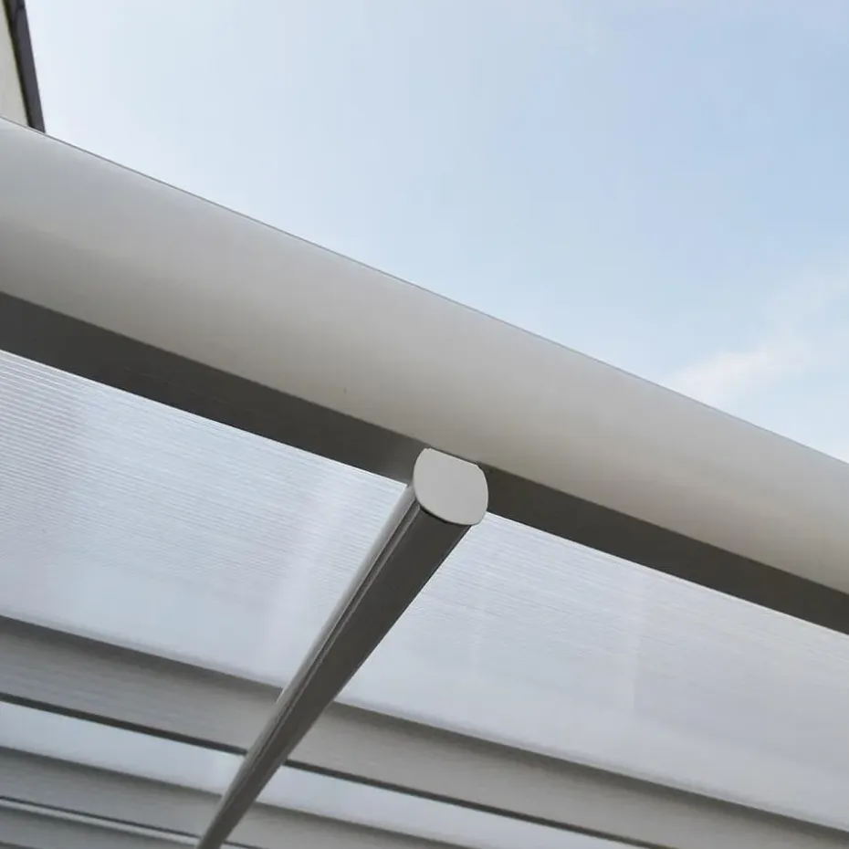 HOME DELUXE terrasoverkapping SOLIS wit 496 / 503 x 300 / 303 x 278 / 226 cm