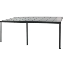 HOME DELUXE terrasoverkapping SOLIS grijs 496 / 503 x 300 / 303 x 278 / 226 cm