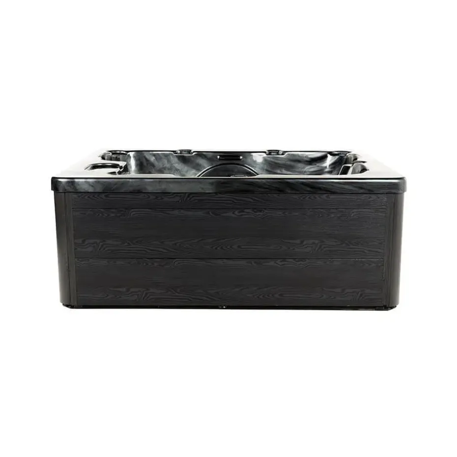 HOME DELUXE Whirlpool buiten ZWART MARBLE Puur