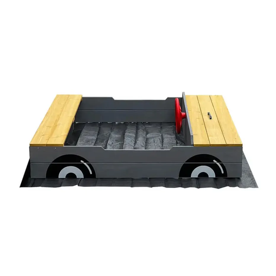 HOME DELUXE Zandbak KIDDY - Lichtgrijs