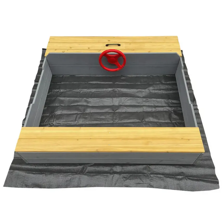HOME DELUXE Zandbak KIDDY - Lichtgrijs