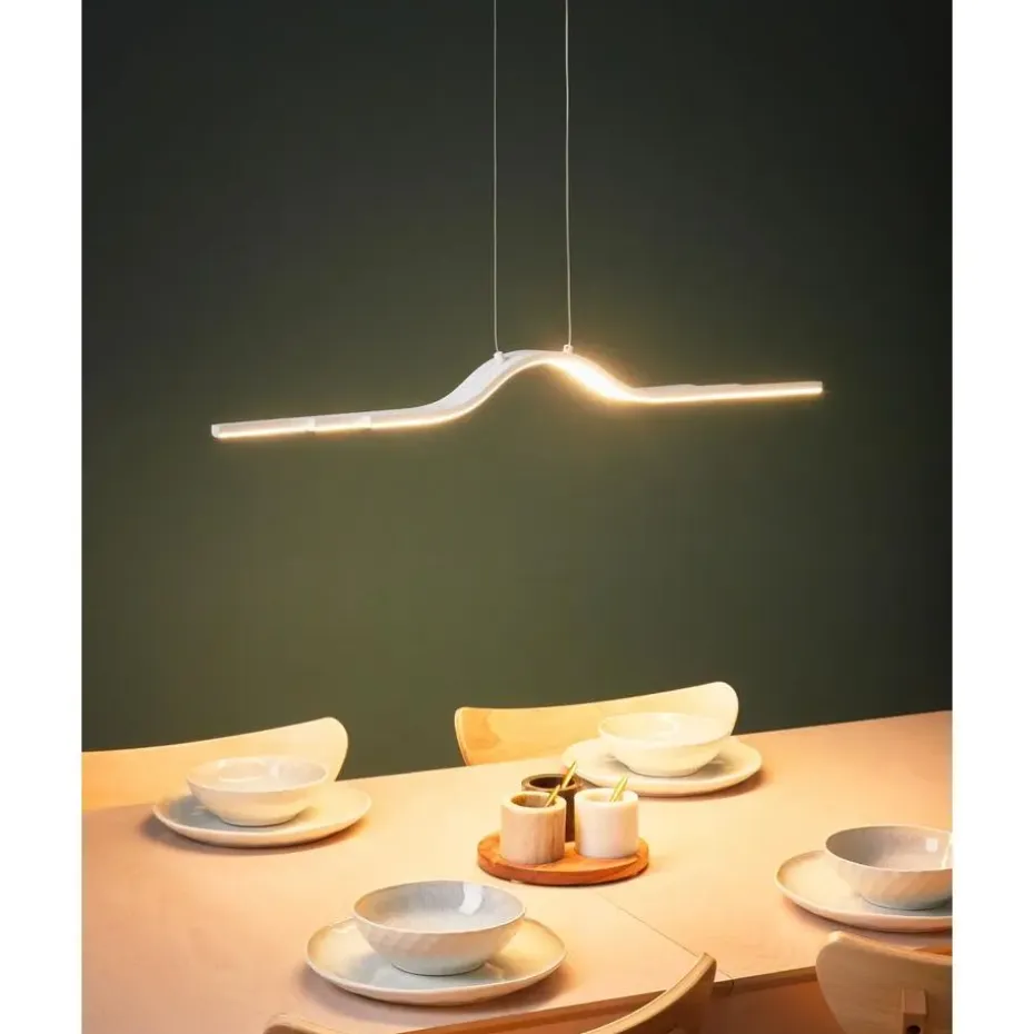 HONGU - Hanglamp LED - Wit - Metaal
