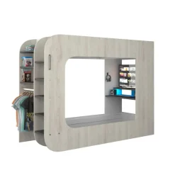 Hoogslaper Graham met gamebureau 90x200cm - den