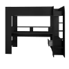 Hoogslaper Justin met LED - zwart - 90x200 cm