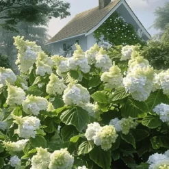 Hortensia - Set van 2 - Hydrangea 'Ice Crystal' - Hoogte 25-40cm - ⌀19cm