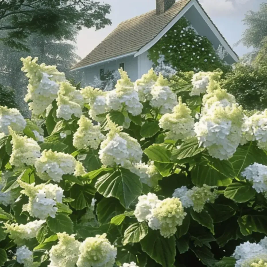 Hortensia - Set van 2 - Hydrangea 'Ice Crystal' - Hoogte 25-40cm - ⌀19cm