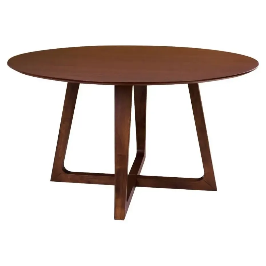 House Nordic Eetkamertafel Hellerup Walnoot Ø137 cm