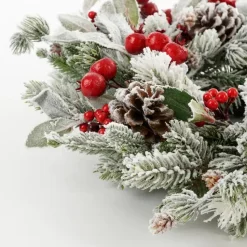 House of Seasons Belfort Kerstkrans - Ø40 cm - Groen