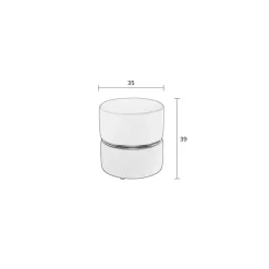 Housecraft Bubbly Poef Sun/ Geel