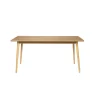 Housecraft Fabio Eettafel Hout Visgraat 160x80 cm Naturel