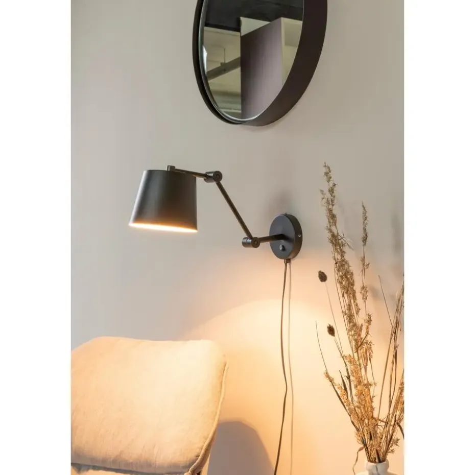 Housecraft Hajo Wandlamp - Zwart