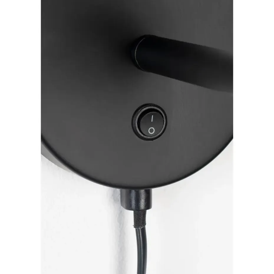 Housecraft Hajo Wandlamp - Zwart