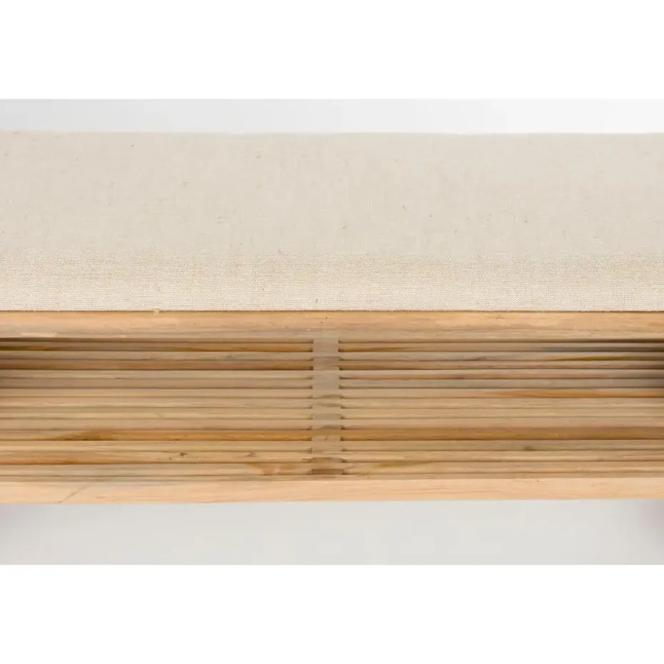Housecraft Living Djia Bankje Teak Hout - Bruin