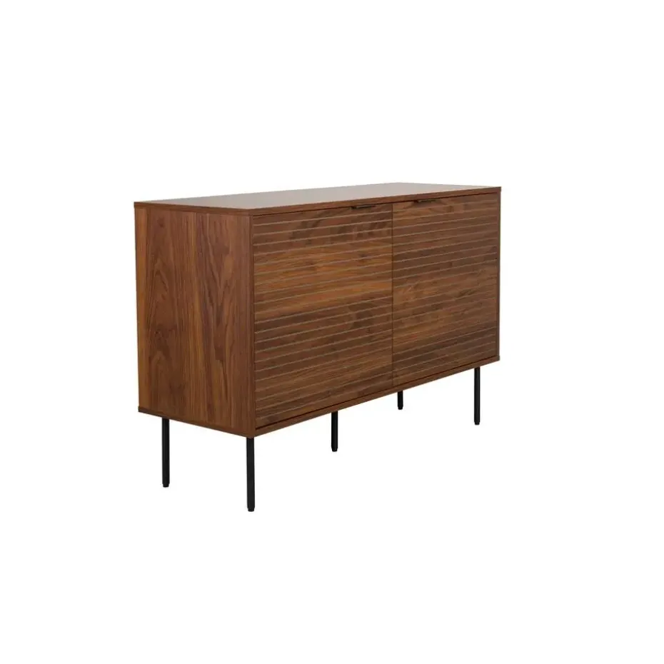 Housecraft Living Flux Opbergkast Laag Walnoot - Bruin