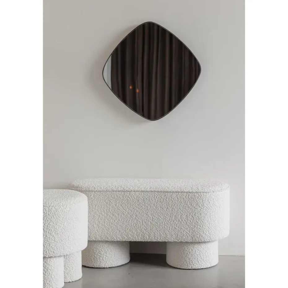 Housecraft Marcos Bankje Bouclé Wit