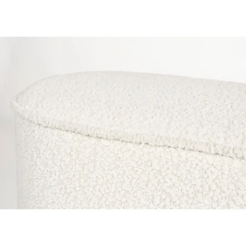 Housecraft Marcos Bankje Bouclé Wit