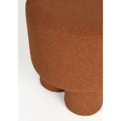 Housecraft Marcos Kruk/ Poef Bouclé Rood/ Bruin