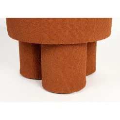 Housecraft Marcos Kruk/ Poef Bouclé Rood/ Bruin