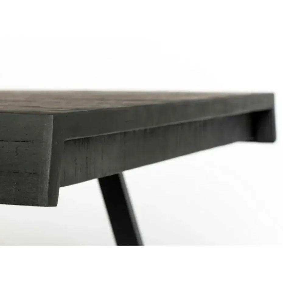 Housecraft Suri Eettafel Hout 220x100 Zwart