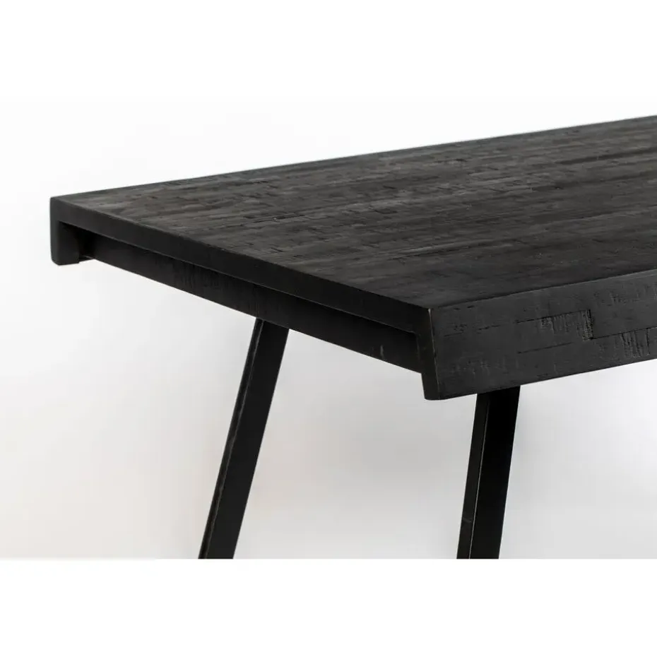 Housecraft Suri Eettafel Hout 220x100 Zwart