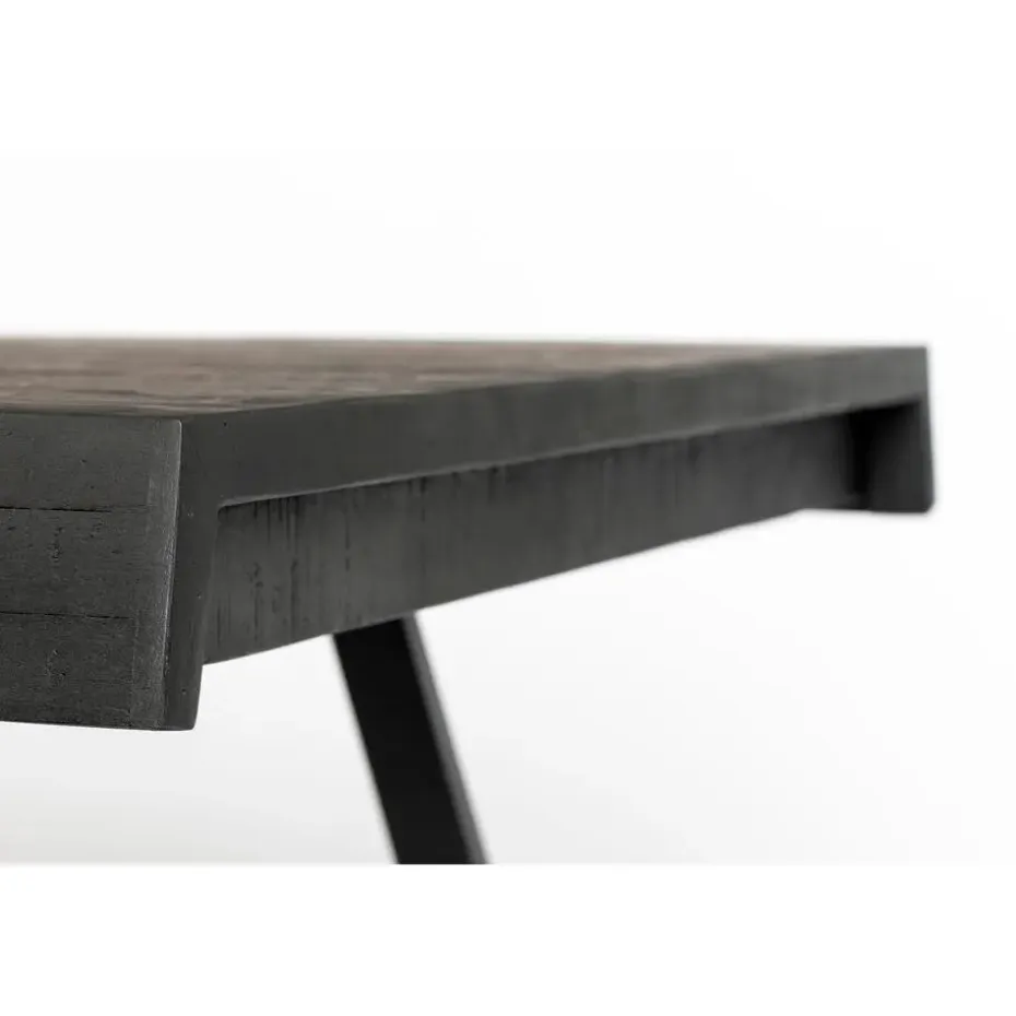 Housecraft Suri Eettafel Hout 220x100 Zwart