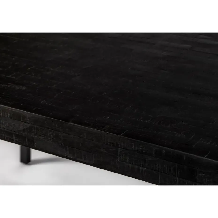 Housecraft Suri Eettafel Hout 220x100 Zwart