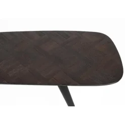 Housecraft Webster Bankje/ Eettafelbankje Hout Zwart