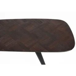Housecraft Webster Bankje/ Eettafelbankje Hout Zwart