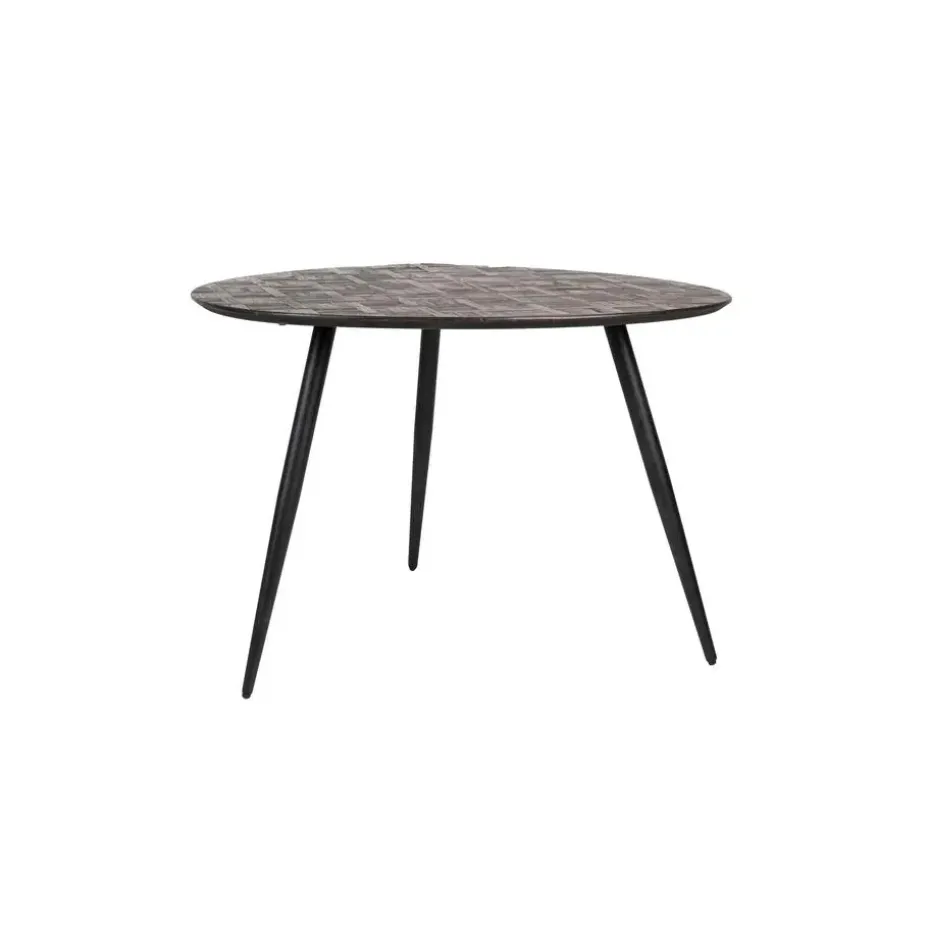 Housecraft Webster Eettafel Rond Hout 180x90 cm Bruin
