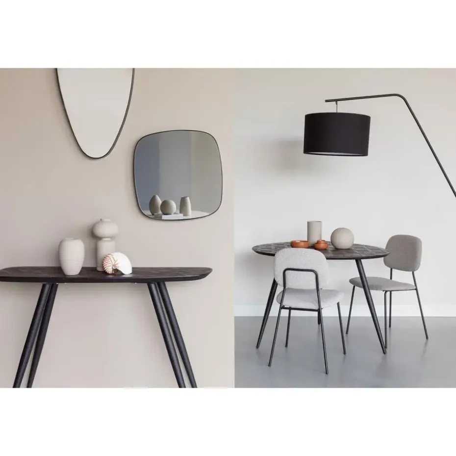Housecraft Webster Eettafel Rond Hout 180x90 cm Bruin