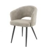 Hoyz - Armstoel Salon - Boucle - Zandkleur - Set van 2