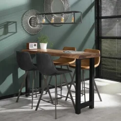 Hoyz - Bartafel Boomstam - 150cm breed - 4 Personen - 50x150x92