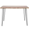Hoyz - Bartafel Edge - Massief Acaciahout - Industrieel - 130x70x92