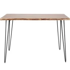Hoyz - Bartafel Edge - Massief Acaciahout - Industrieel - 130x70x92
