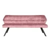 Hoyz - Eetkamerbank Raster - 180cm Breed - Roze