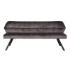 Hoyz - Eetkamerbank Raster - 180cm Breed - 3 Personen - Grijs