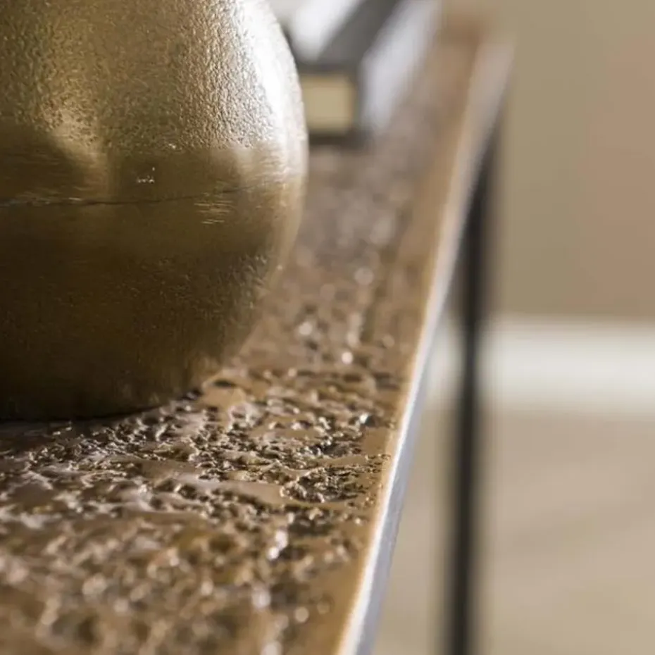 Hoyz - Haltafel iron metallic - Brons antiek