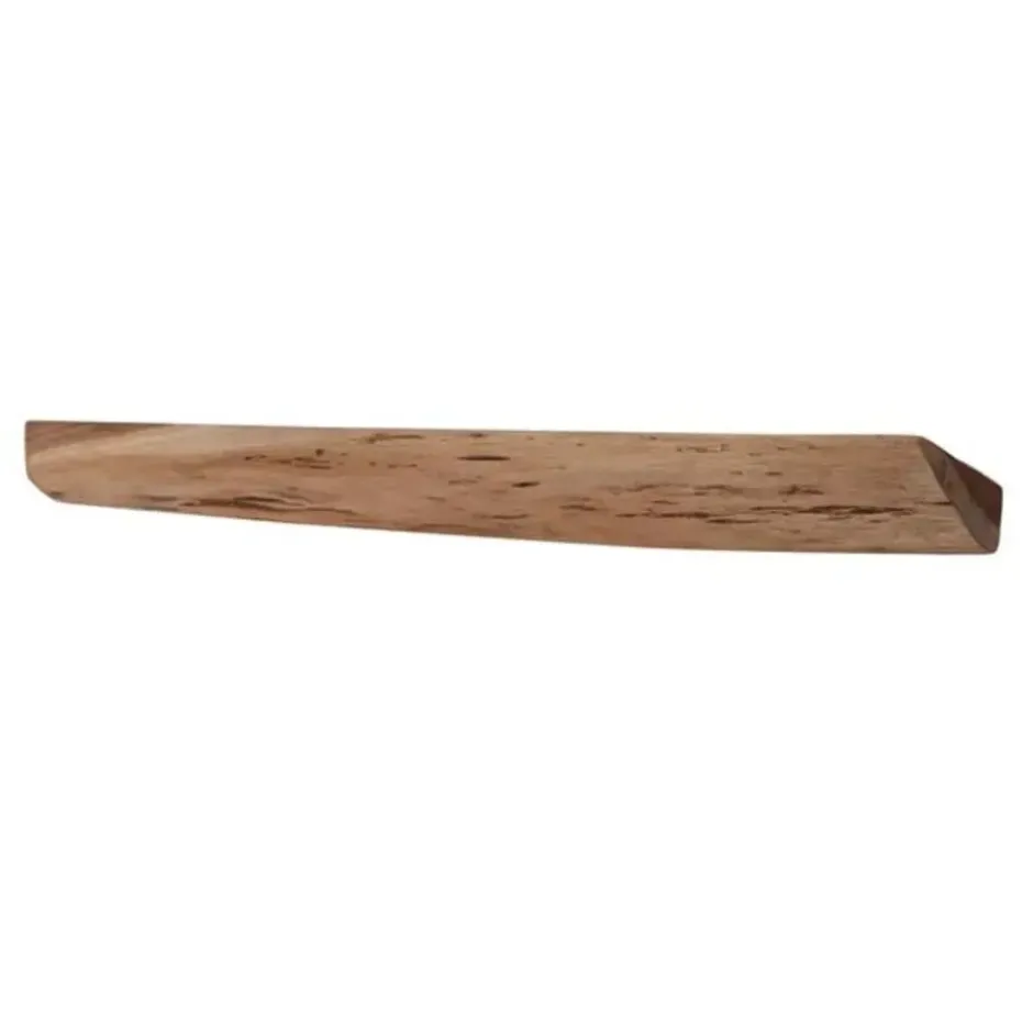 Hoyz - Wandschap Edge - 60cm - Set van 3 - Bruin