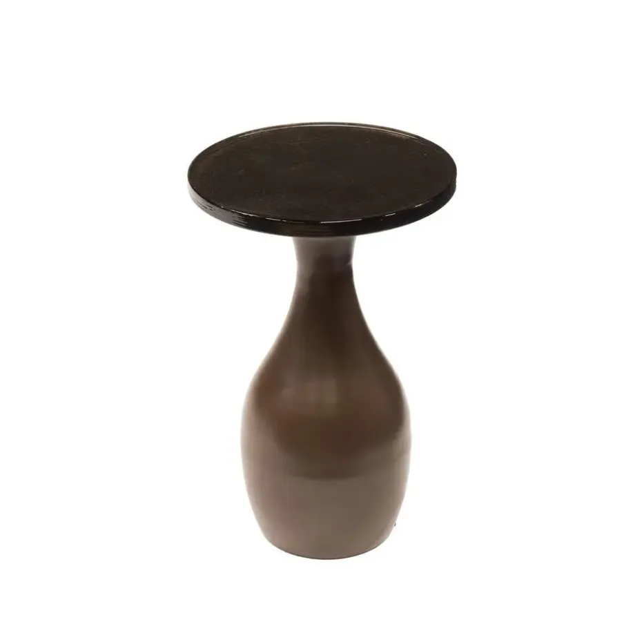 Hoyz Collection - Bijzettafel Eclipse Druppel S - Koper Antiek Finish