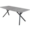 Hoyz Collection - Eetkamertafel blad ovaal - Betonlook - Grijs -160x90cm