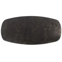 Hoyz Collection - Eettafel Metallic Deens Ovaal 215 Cm - Zwartbruin